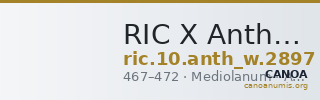 RIC X Anthemius 2897 — CANOA