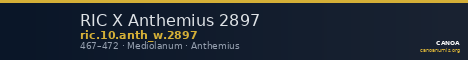 RIC X Anthemius 2897 — CANOA