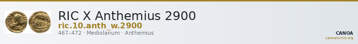 RIC X Anthemius 2900 — CANOA