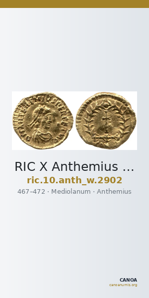 RIC X Anthemius 2902 — CANOA