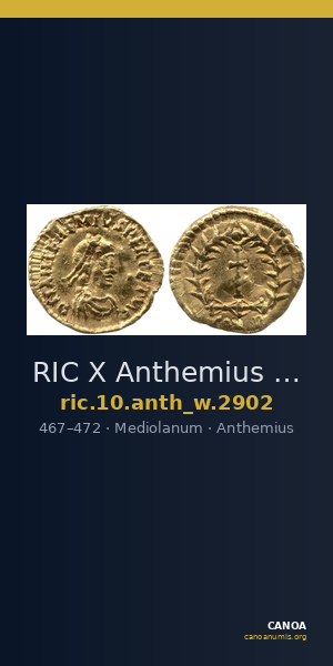 RIC X Anthemius 2902 — CANOA