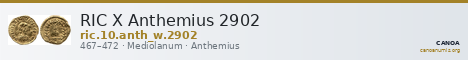 RIC X Anthemius 2902 — CANOA