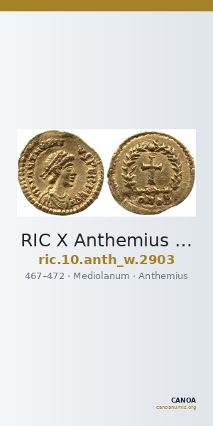 RIC X Anthemius 2903 — CANOA
