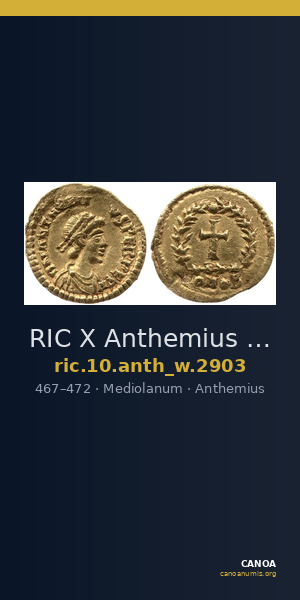 RIC X Anthemius 2903 — CANOA