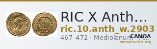 RIC X Anthemius 2903 — CANOA