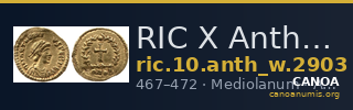 RIC X Anthemius 2903 — CANOA