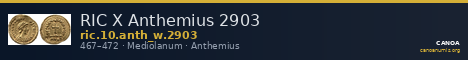RIC X Anthemius 2903 — CANOA