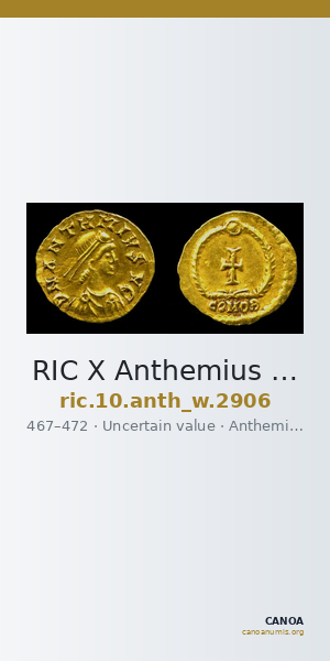 RIC X Anthemius 2906 — CANOA