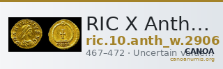 RIC X Anthemius 2906 — CANOA