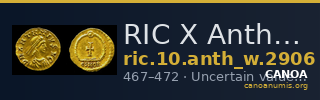 RIC X Anthemius 2906 — CANOA
