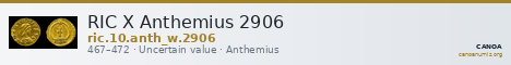 RIC X Anthemius 2906 — CANOA