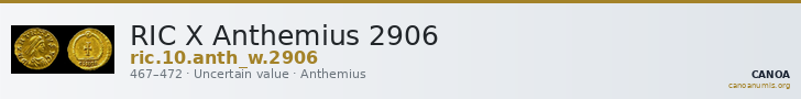 RIC X Anthemius 2906 — CANOA