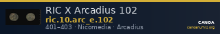 RIC X Arcadius 102 — CANOA