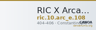 RIC X Arcadius 108 — CANOA