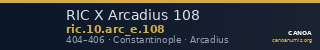RIC X Arcadius 108 — CANOA