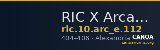 RIC X Arcadius 112 — CANOA
