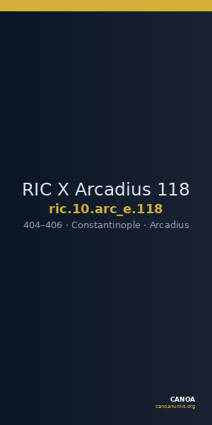 RIC X Arcadius 118 — CANOA