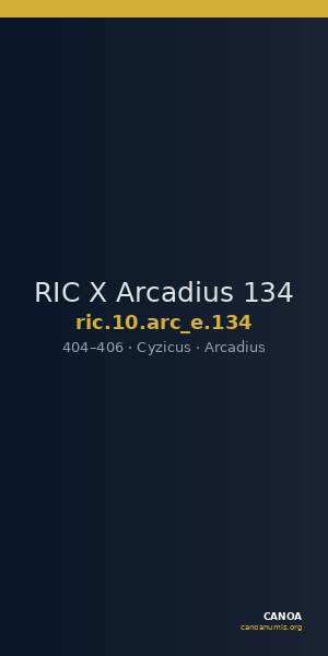 RIC X Arcadius 134 — CANOA