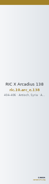 RIC X Arcadius 138 — CANOA