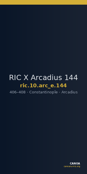RIC X Arcadius 144 — CANOA
