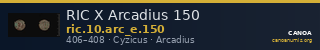 RIC X Arcadius 150 — CANOA