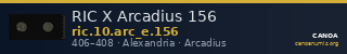 RIC X Arcadius 156 — CANOA