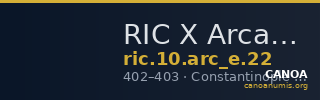 RIC X Arcadius 22 — CANOA
