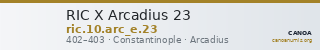 RIC X Arcadius 23 — CANOA
