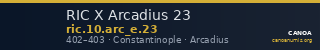 RIC X Arcadius 23 — CANOA