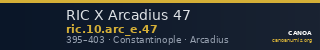 RIC X Arcadius 47 — CANOA