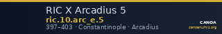 RIC X Arcadius 5 — CANOA