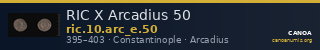 RIC X Arcadius 50 — CANOA