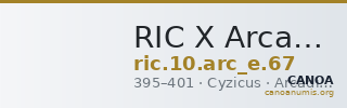 RIC X Arcadius 67 — CANOA