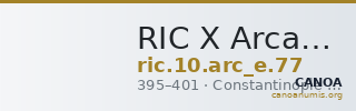 RIC X Arcadius 77 — CANOA