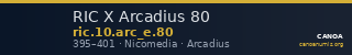 RIC X Arcadius 80 — CANOA