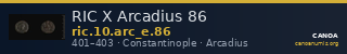 RIC X Arcadius 86 — CANOA