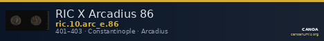 RIC X Arcadius 86 — CANOA