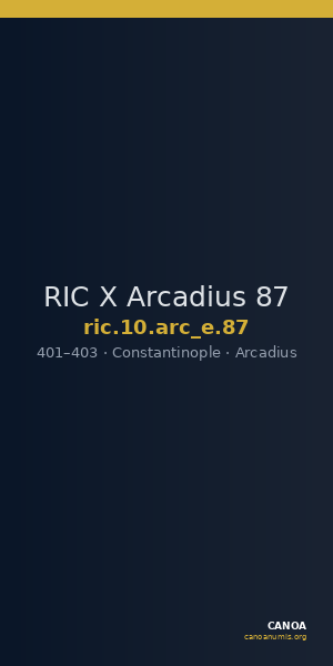 RIC X Arcadius 87 — CANOA
