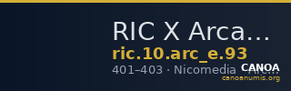 RIC X Arcadius 93 — CANOA