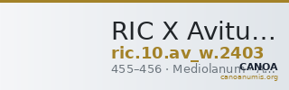 RIC X Avitus 2403 — CANOA
