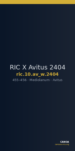 RIC X Avitus 2404 — CANOA