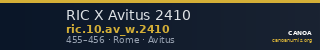 RIC X Avitus 2410 — CANOA