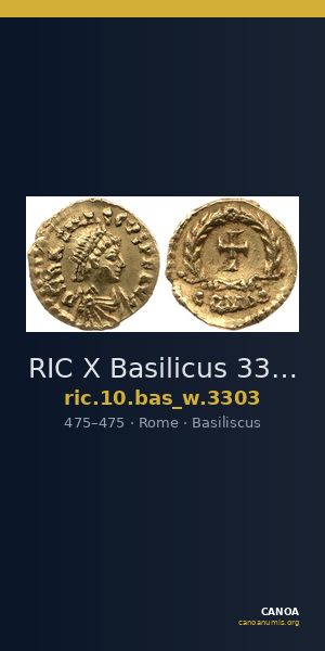 RIC X Basilicus 3303 — CANOA