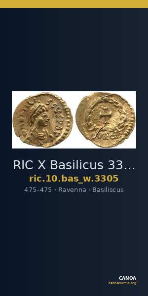 RIC X Basilicus 3305 — CANOA