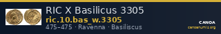 RIC X Basilicus 3305 — CANOA
