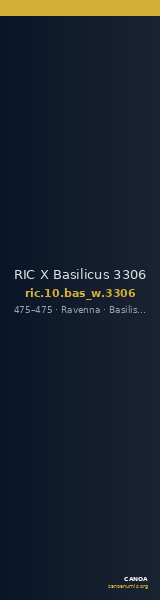 RIC X Basilicus 3306 — CANOA