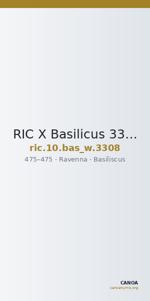 RIC X Basilicus 3308 — CANOA