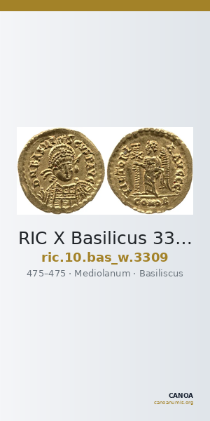 RIC X Basilicus 3309 — CANOA