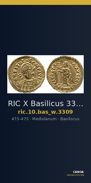 RIC X Basilicus 3309 — CANOA