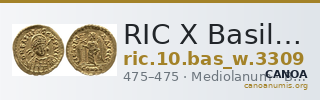 RIC X Basilicus 3309 — CANOA